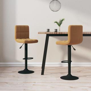 VidaXL Tabouret de bar velours  