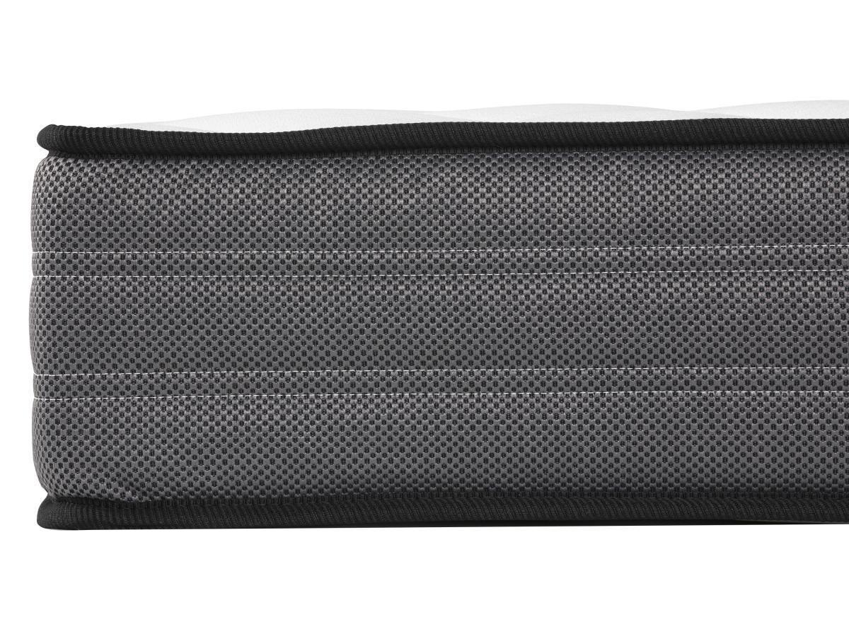 Ysmée Komplett-Set - 140 x 190 cm - Bettgestell + Taschenfederkernmatratze - Stärke 20 cm - Holzfarben hell - AMBRACIE von YSMÉE  