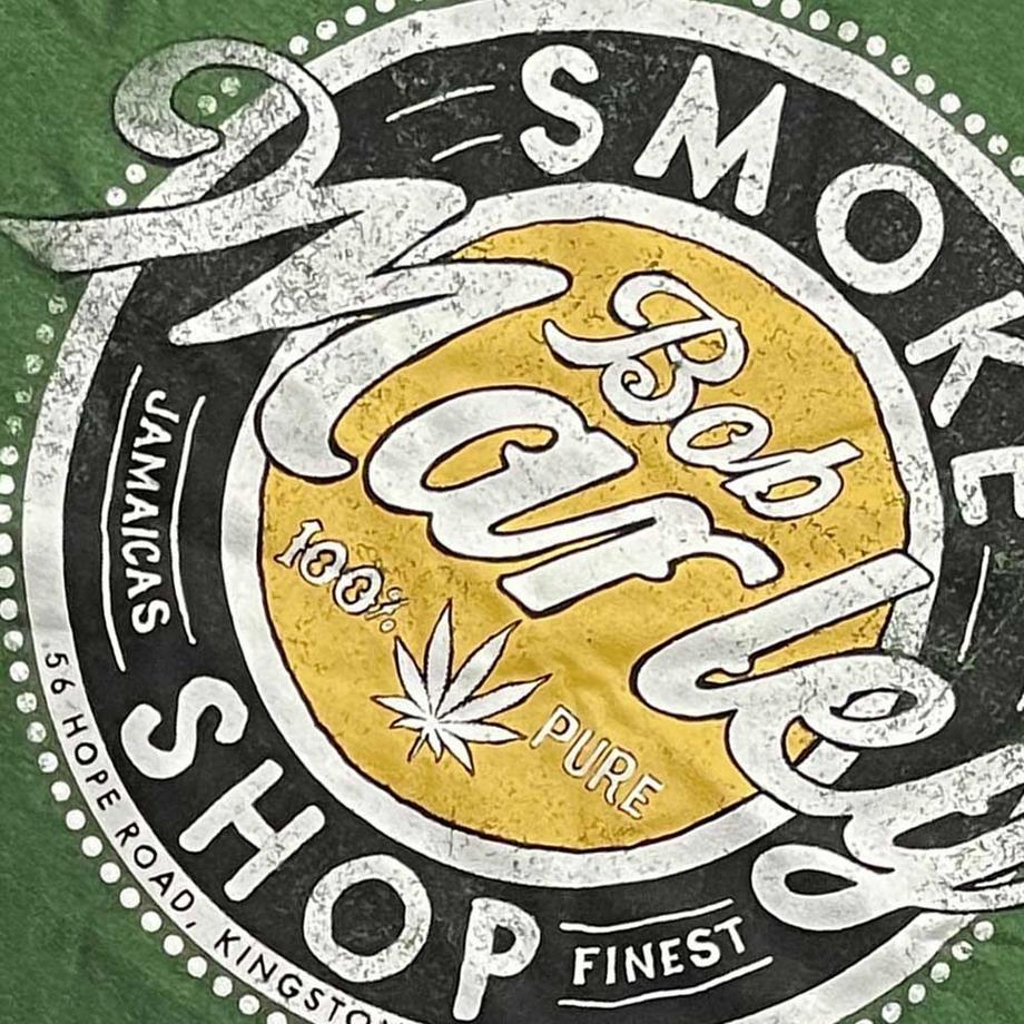 Bob Marley T-shirt Smoke Shop  