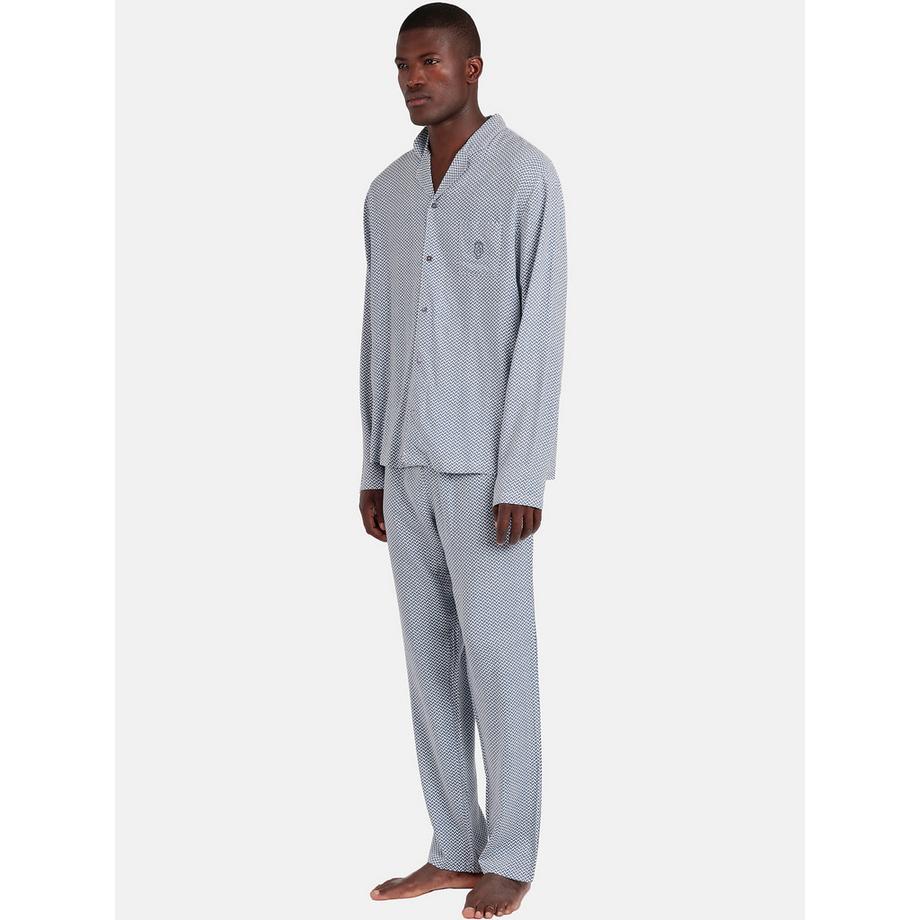 Admas Classic Spiga Langarmshirt und Hose Pyjama Set  