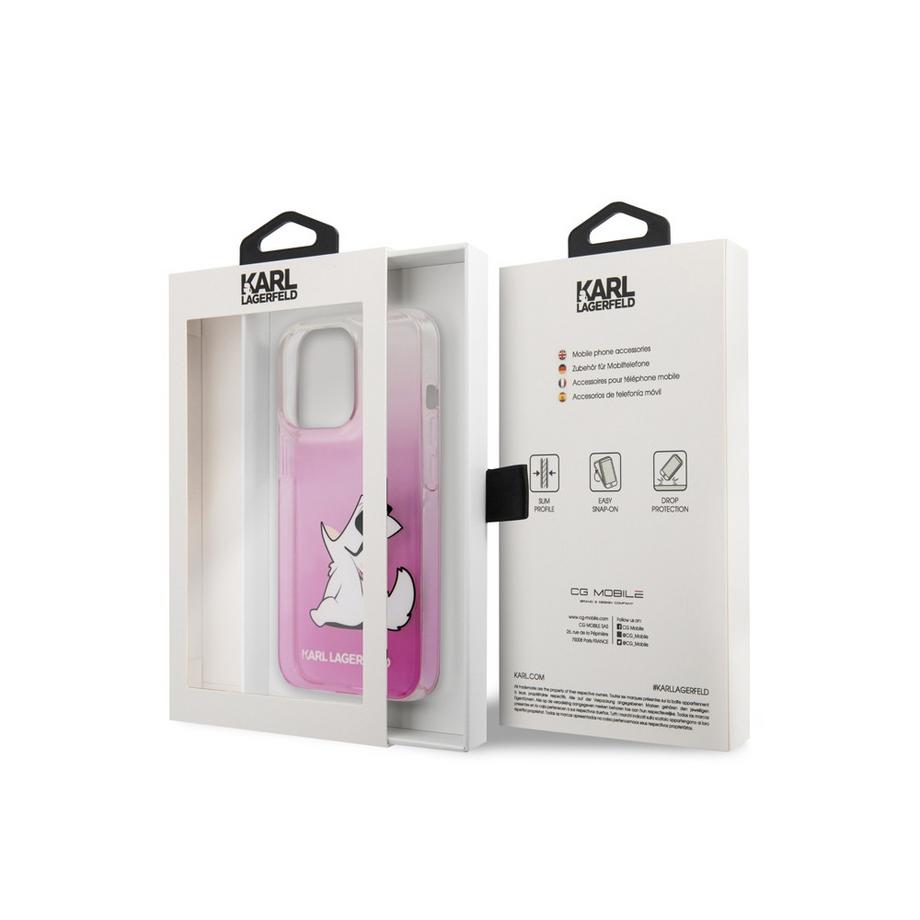 KARL LAGERFELD  Cover iPhone 14 Pro Max Choupette Eat 