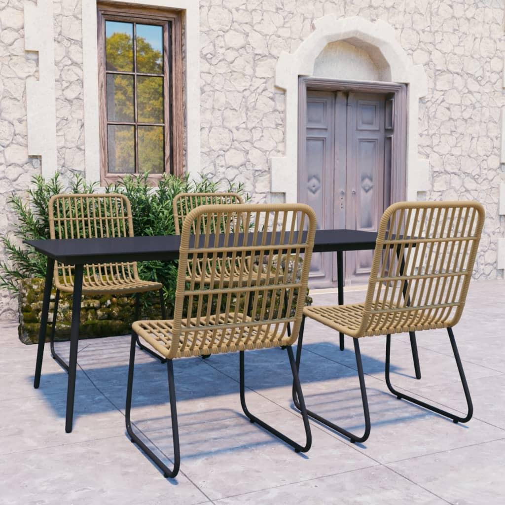 VidaXL Garten-essgruppe poly-rattan  