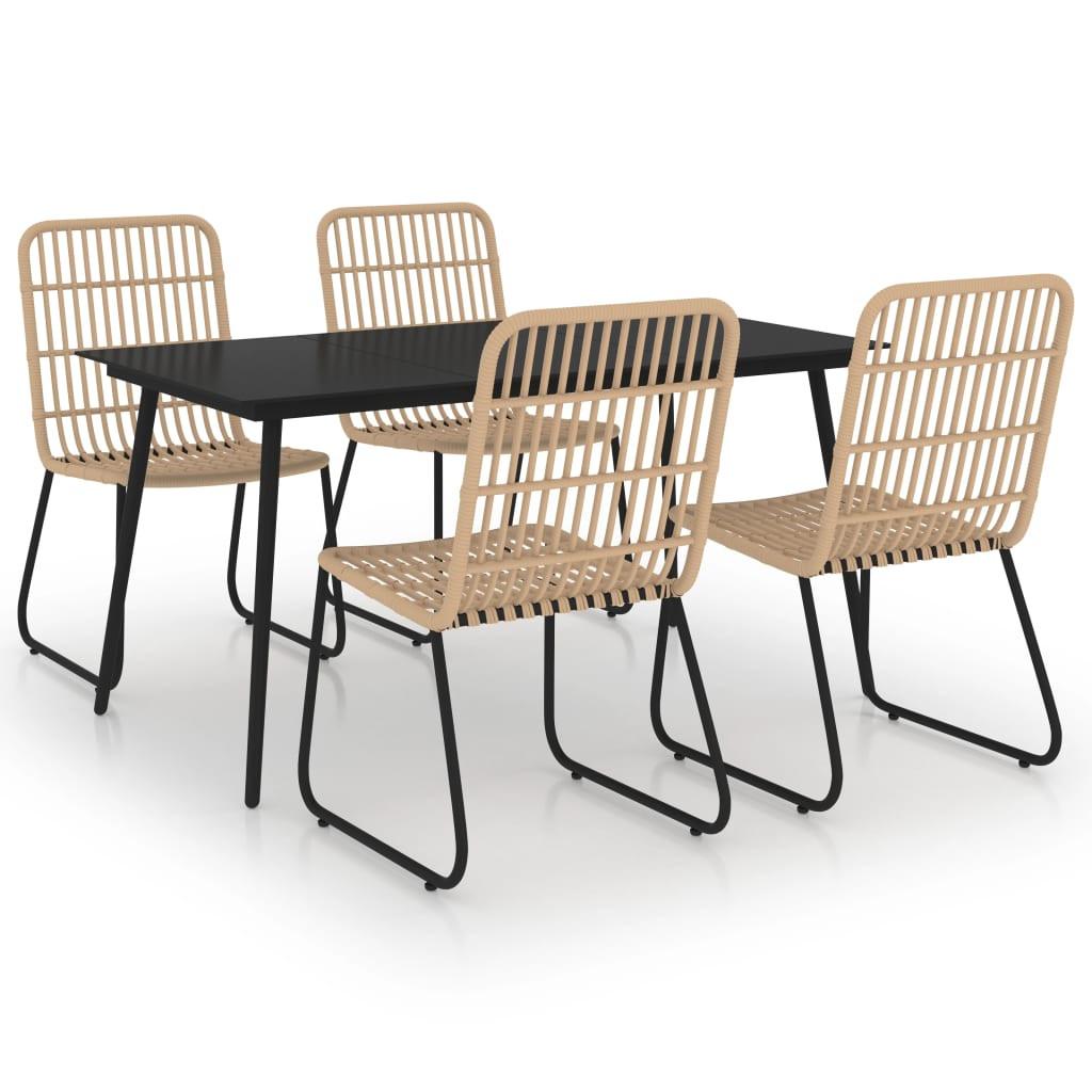 VidaXL Garten-essgruppe poly-rattan  