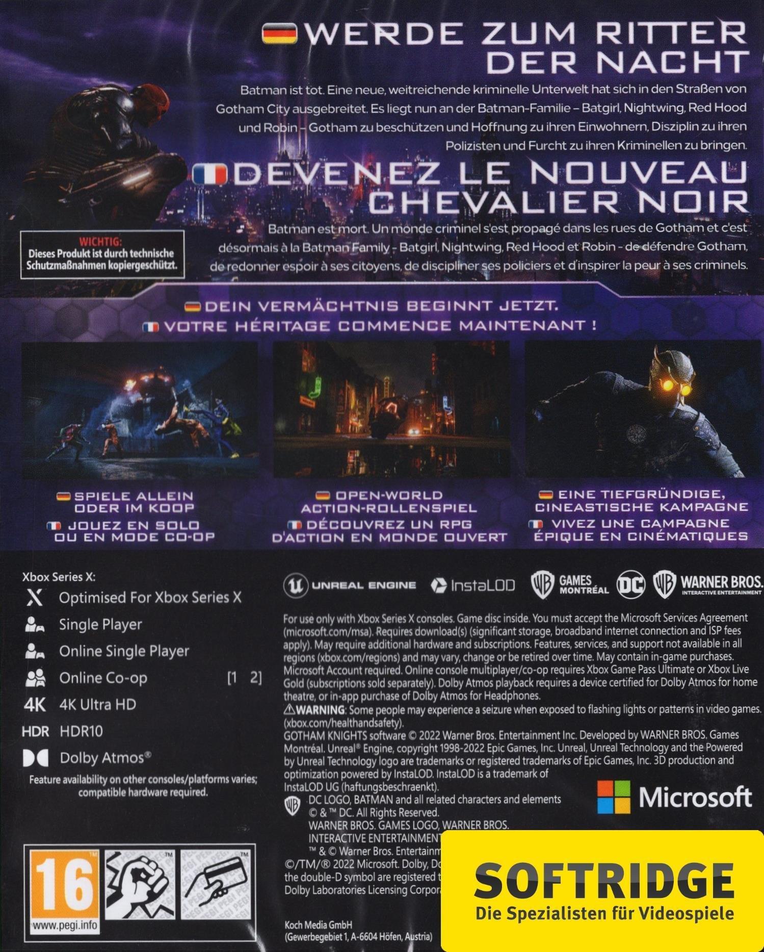 Warner Bros  Gotham Knights - Deluxe Edition 