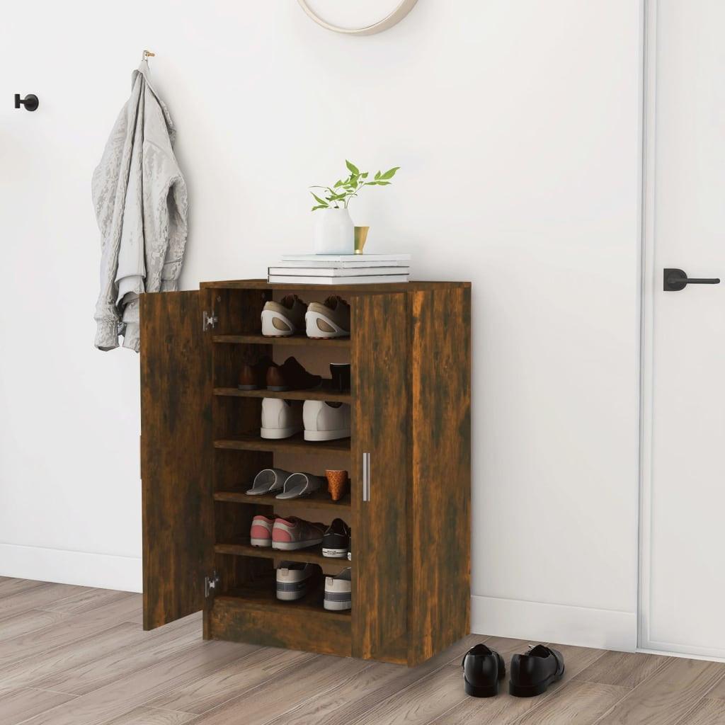 VidaXL Armoire à chaussures bois d'ingénierie  