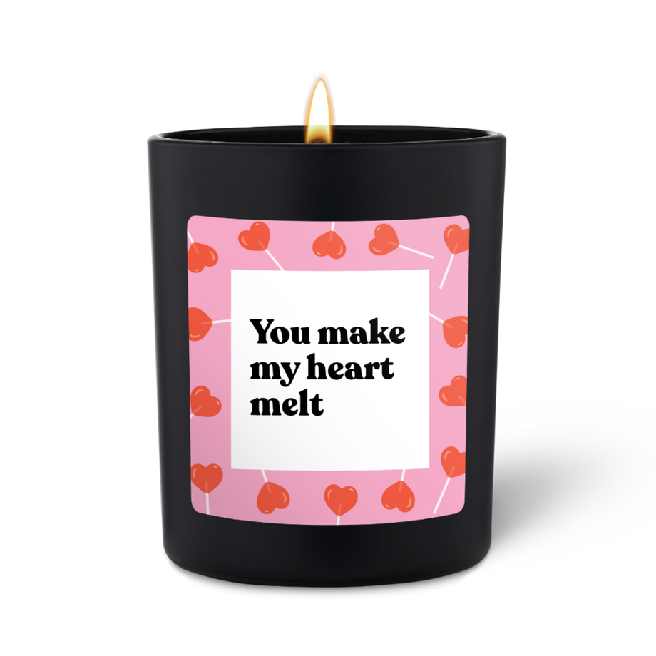 CandleHand Duftkerze Woody You make my heart melt  