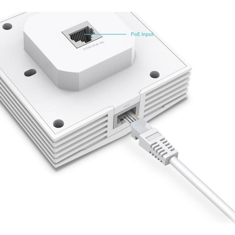 TP-Link  AX3000 Wall Plate WiFi 6 Access Point, 3000 Mbit/s, 2402 Mbit/s, 10,100,1000 Mbit/s, 2.4/5 G 