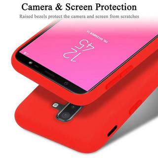 Cadorabo  Housse compatible avec Samsung Galaxy A6 PLUS 2018 - Coque de protection en silicone TPU flexible 