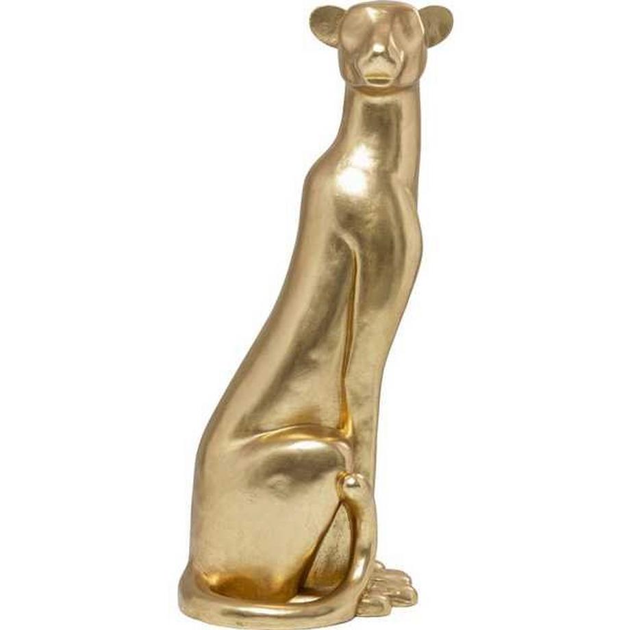 KARE Design Figurine déco Léopard assis or 150  