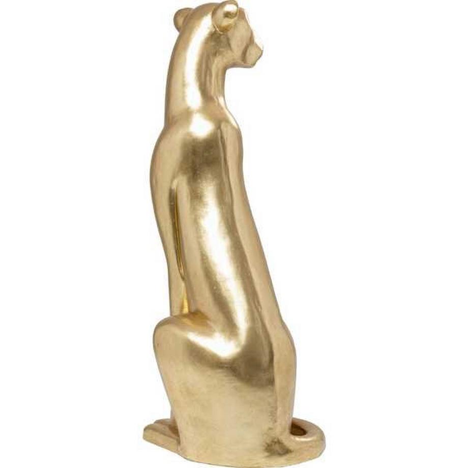 KARE Design Figurine déco Léopard assis or 150  