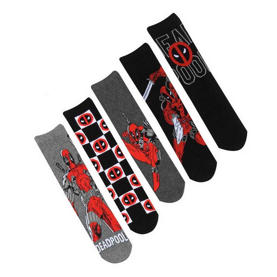 Deadpool Confezione da 5 Calzini  