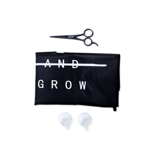 Groom and Grow  Chiffon de récupération des poils de barbe avec ciseaux à barbe 