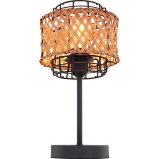 mutoni Lampe à poser Gina métal noir 1xE27  