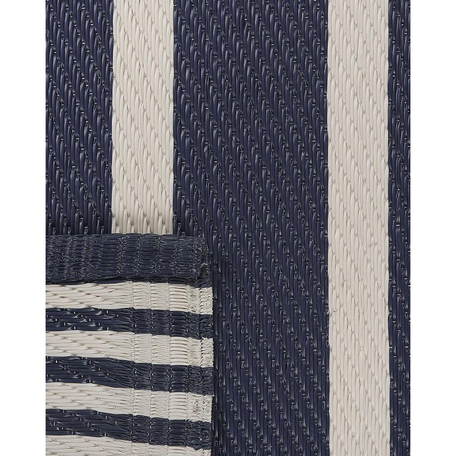 Beliani Outdoorteppich aus Polypropylen Modern HALDIA  