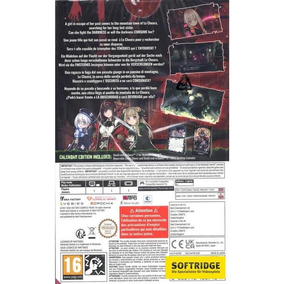 Idea Factory  Death end re; Quest 2 - Calendar Edition 