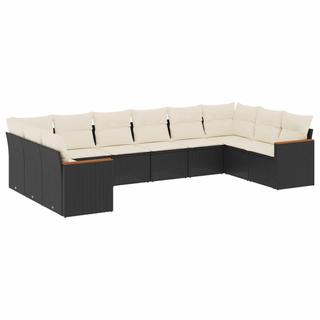 VidaXL set divano da giardino Polirattan  