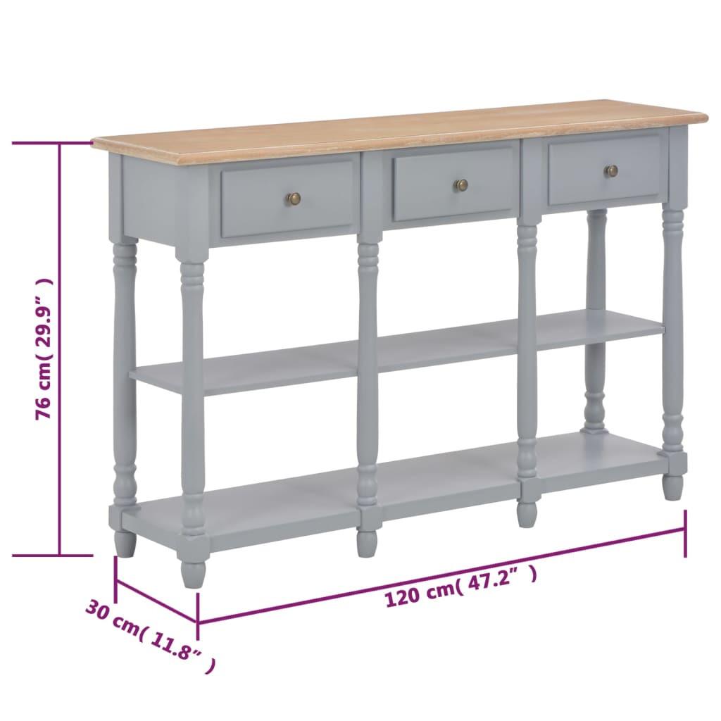 VidaXL Table console bois  