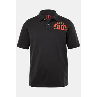 JP1880 Piqué Halbarm Poloshirt Florales Muster Vintage Look  