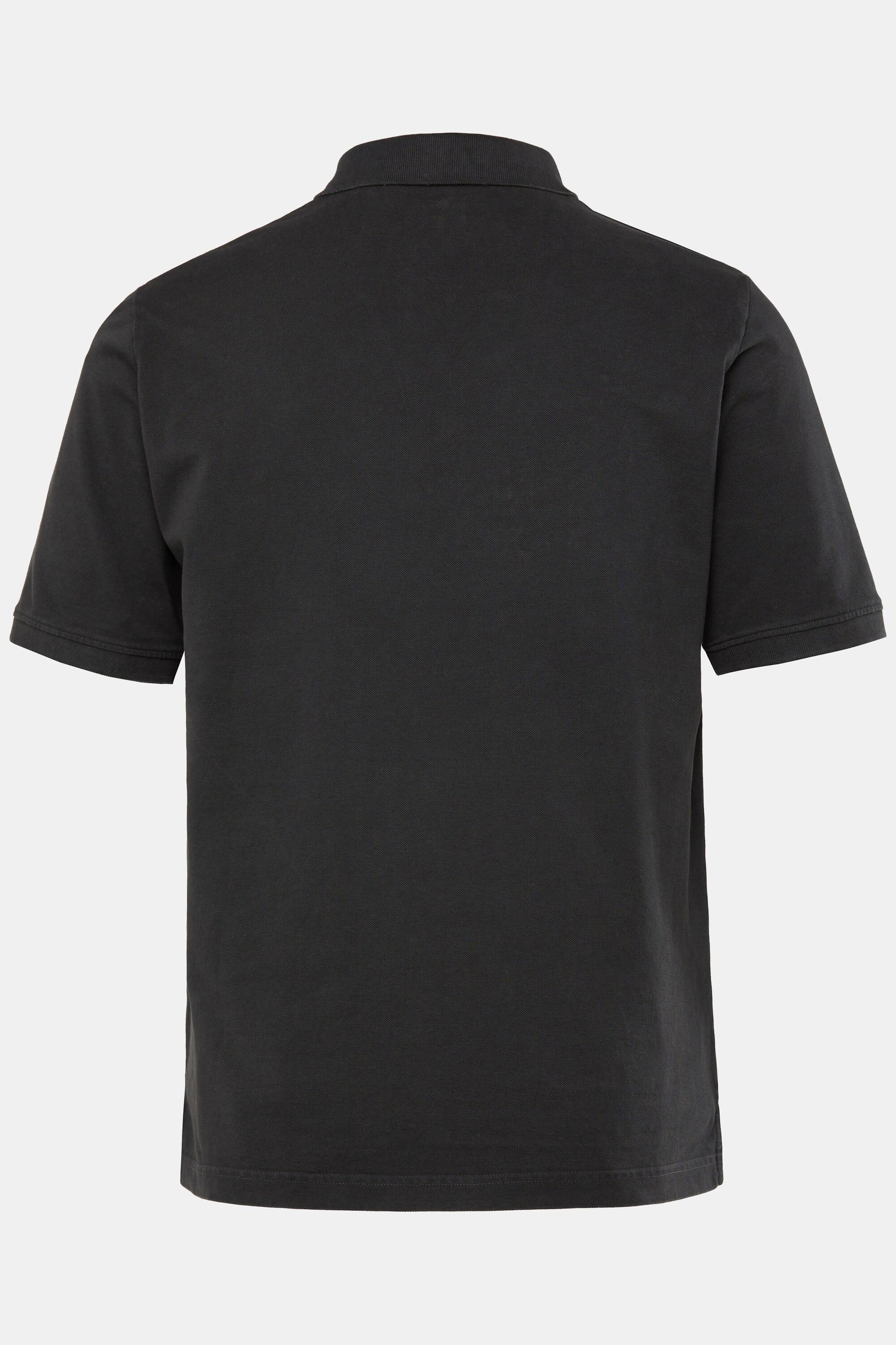 JP1880 Piqué Halbarm Poloshirt Florales Muster Vintage Look  