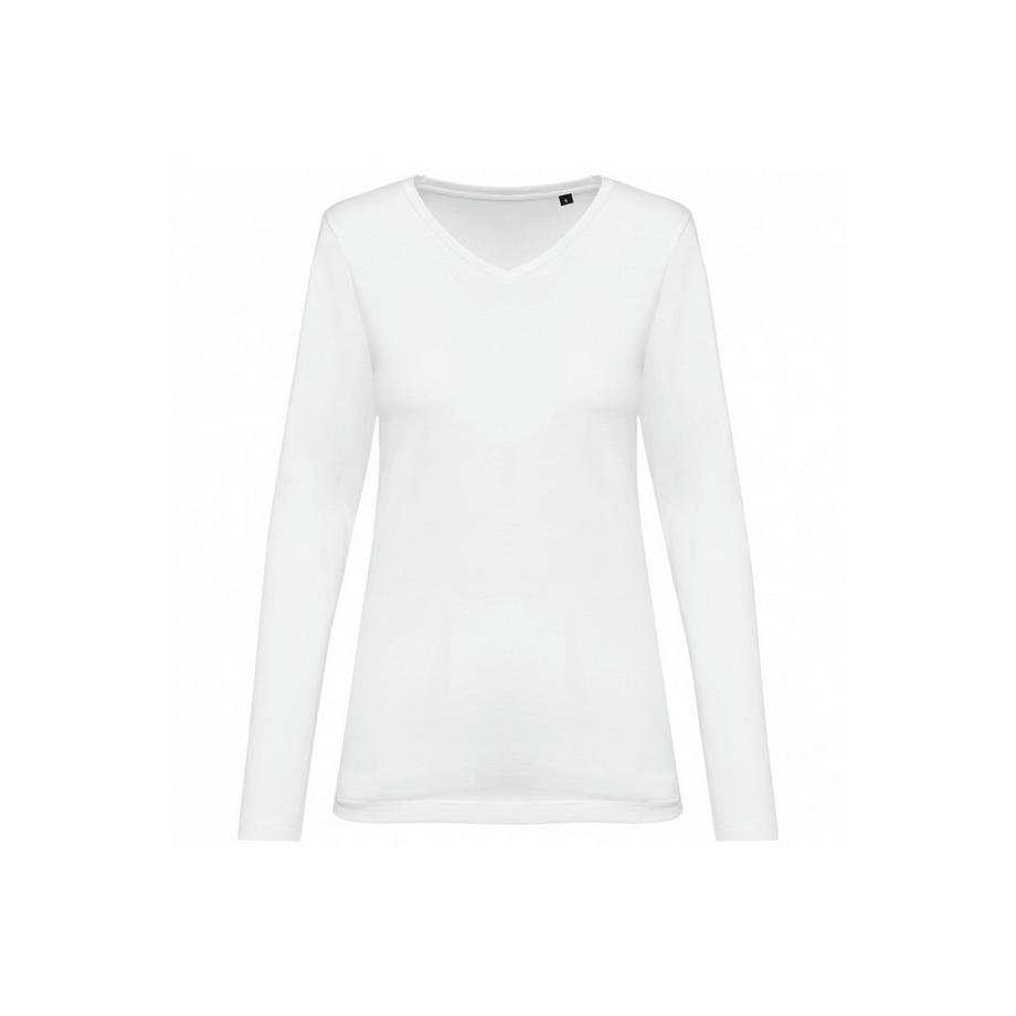t-shirt manches longues suprima col v