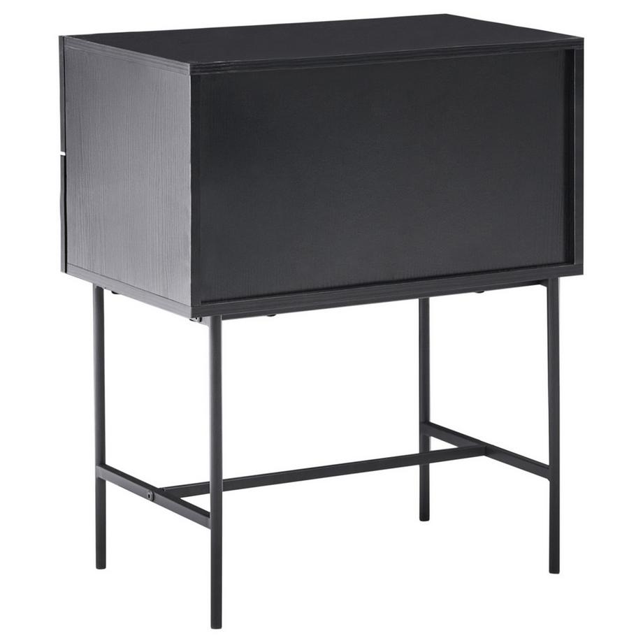 Beliani Table de nuit à 2 tiroirs en MDF  COVENTRY  