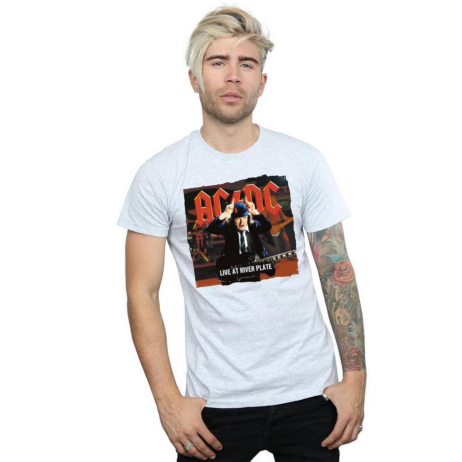 AC/DC ACDC Live At River Plate Columbia Records T-Shirt  