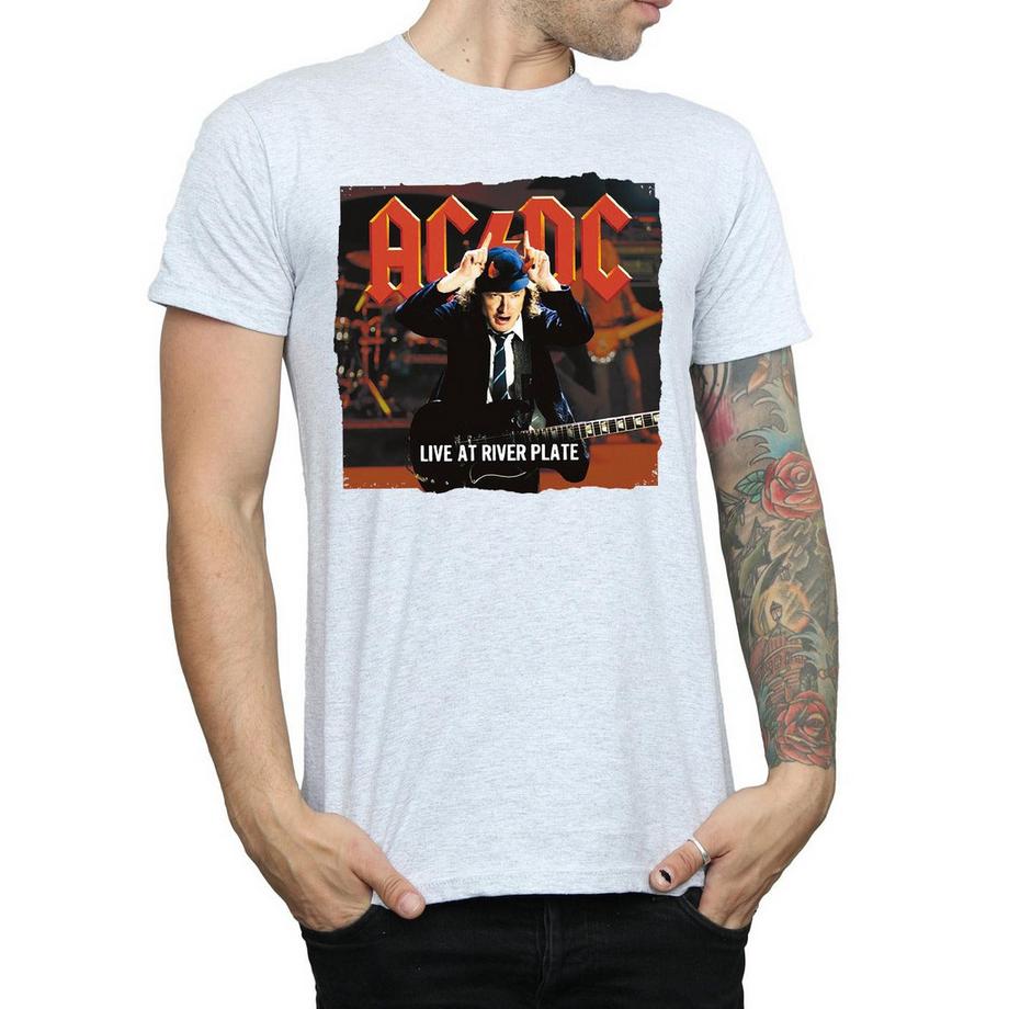 AC/DC ACDC Live At River Plate Columbia Records T-Shirt  