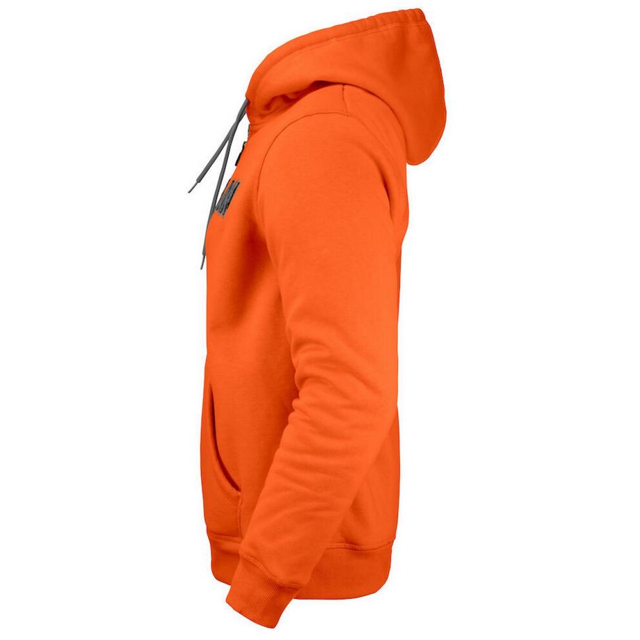 Jobman  Felpa Con Cappuccio E Zip Intera Vintage Foderata 