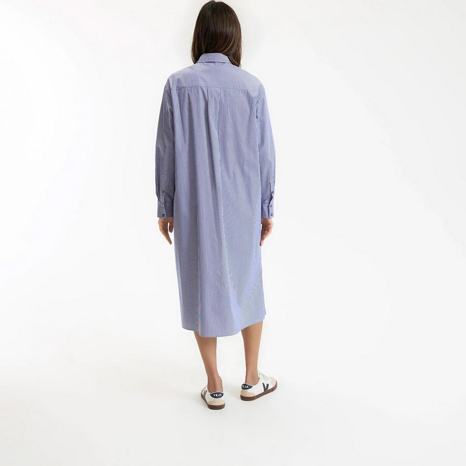 La Redoute Collections Robe-chemise rayée  