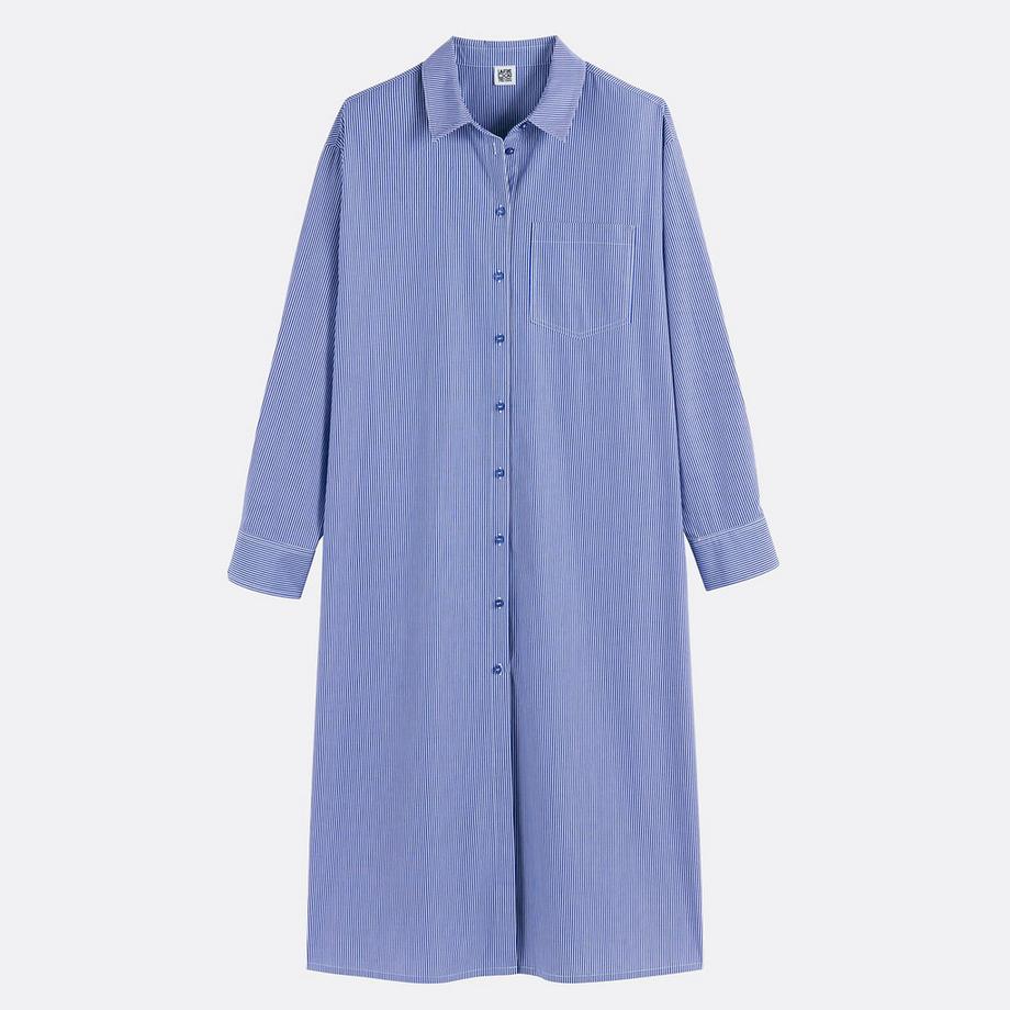 La Redoute Collections Robe-chemise rayée  