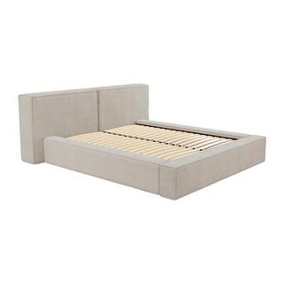 PASCAL MORABITO Bett mit Bettkasten - 180 x 200 cm - Cord - Beige - TIMANO von Pascal Morabito  