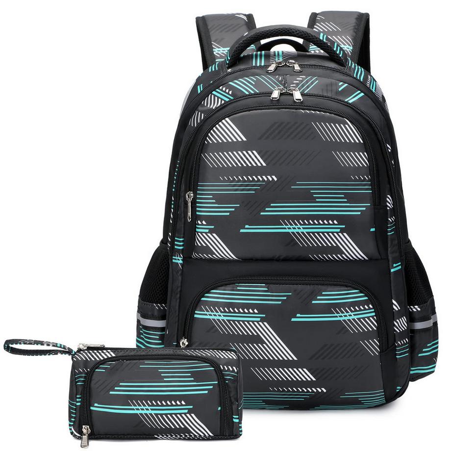 Only-bags.store Set Zaino Scuola per Adolescenti Viaggio Escursionismo Campeggio  