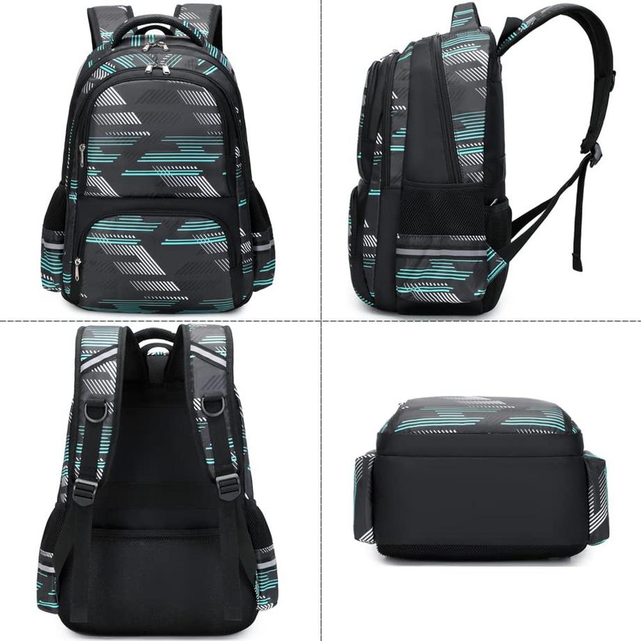 Only-bags.store Set Zaino Scuola per Adolescenti Viaggio Escursionismo Campeggio  