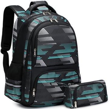 Sac d'école Sac à Dos d'école Cartable pour Adolescents Sac à dos pour Voyage Randonnée Camping