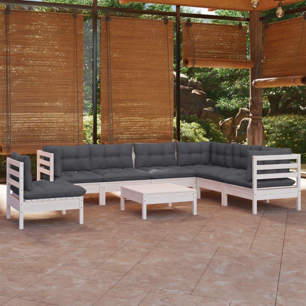 VidaXL Garten-lounge-set kiefernholz  