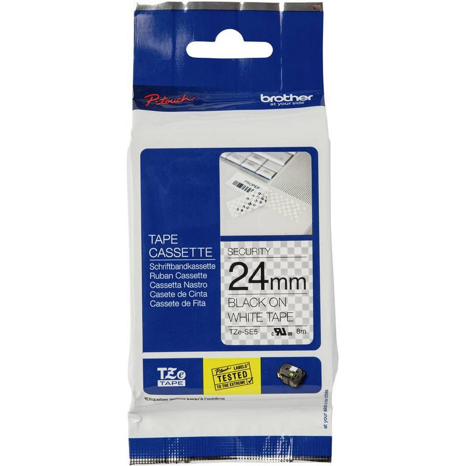 brother  TZeSE5 - auf - Rolle 2.4 cm x 8 m 1 n Etikettenband - Original 