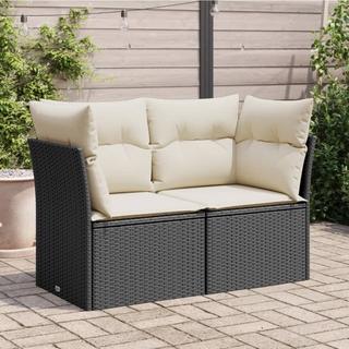 VidaXL Canapé de jardin rotin synthétique  