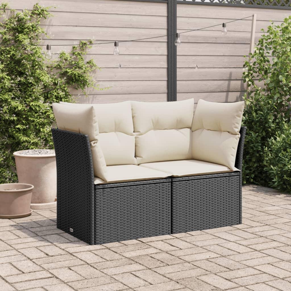 VidaXL Canapé de jardin rotin synthétique  