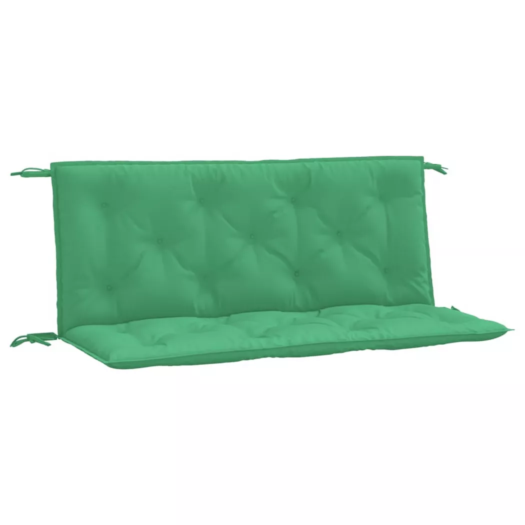VidaXL - Coussin de banc de jardin tissu, One Size, Vert