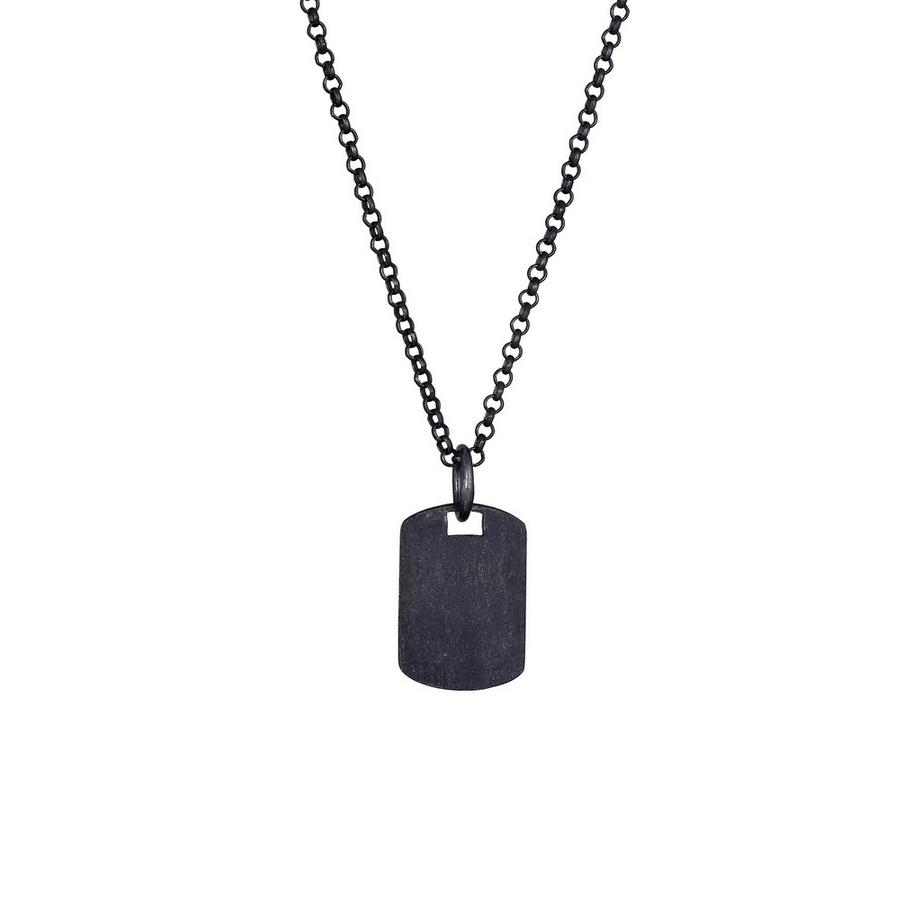 Halskette Marke Military Platte Brushed