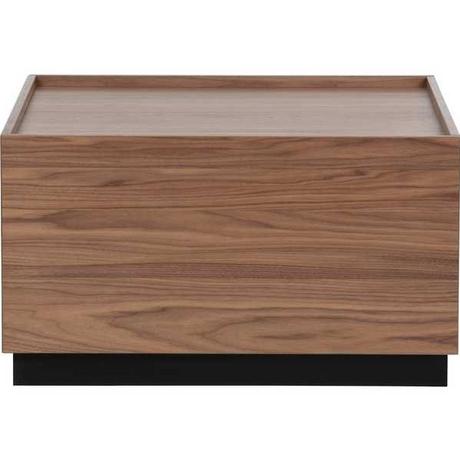 mutoni Table basse bloc pin noyer 82x82 (FSC)  