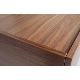 mutoni Table basse bloc pin noyer 82x82 (FSC)  