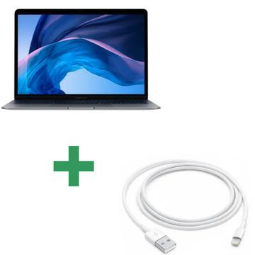Reconditionné MacBook Air 13" 2018 Core i5 1,6 Ghz 8 Go 256 Go SSD Gris Sidéral + Lightning Vers USB 1 Mètre Blanc Apple