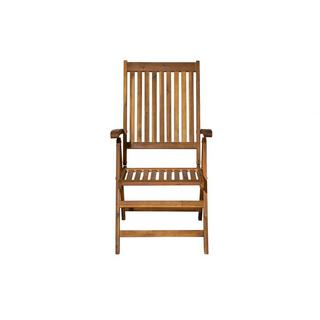 mutoni Fauteuil de jardin en acacia naturel (série de 2)  