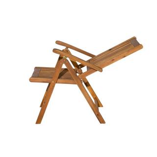 mutoni Fauteuil de jardin en acacia naturel (série de 2)  