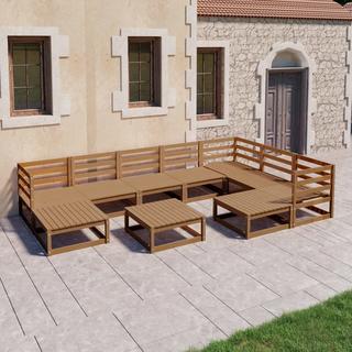 VidaXL set salotto da giardino Legno di pino  