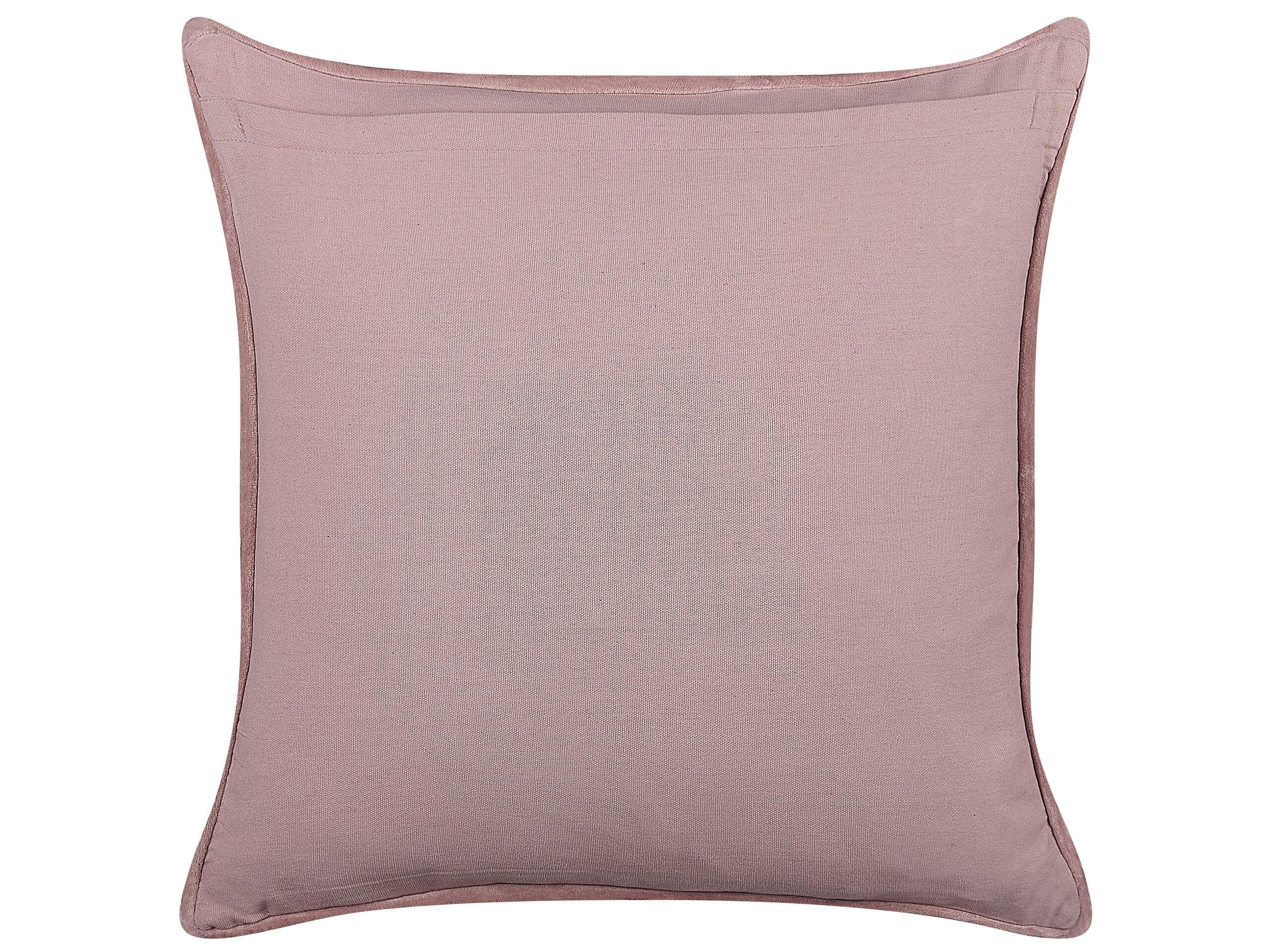 Beliani Coussin en Velours Boho ROMNEYA  