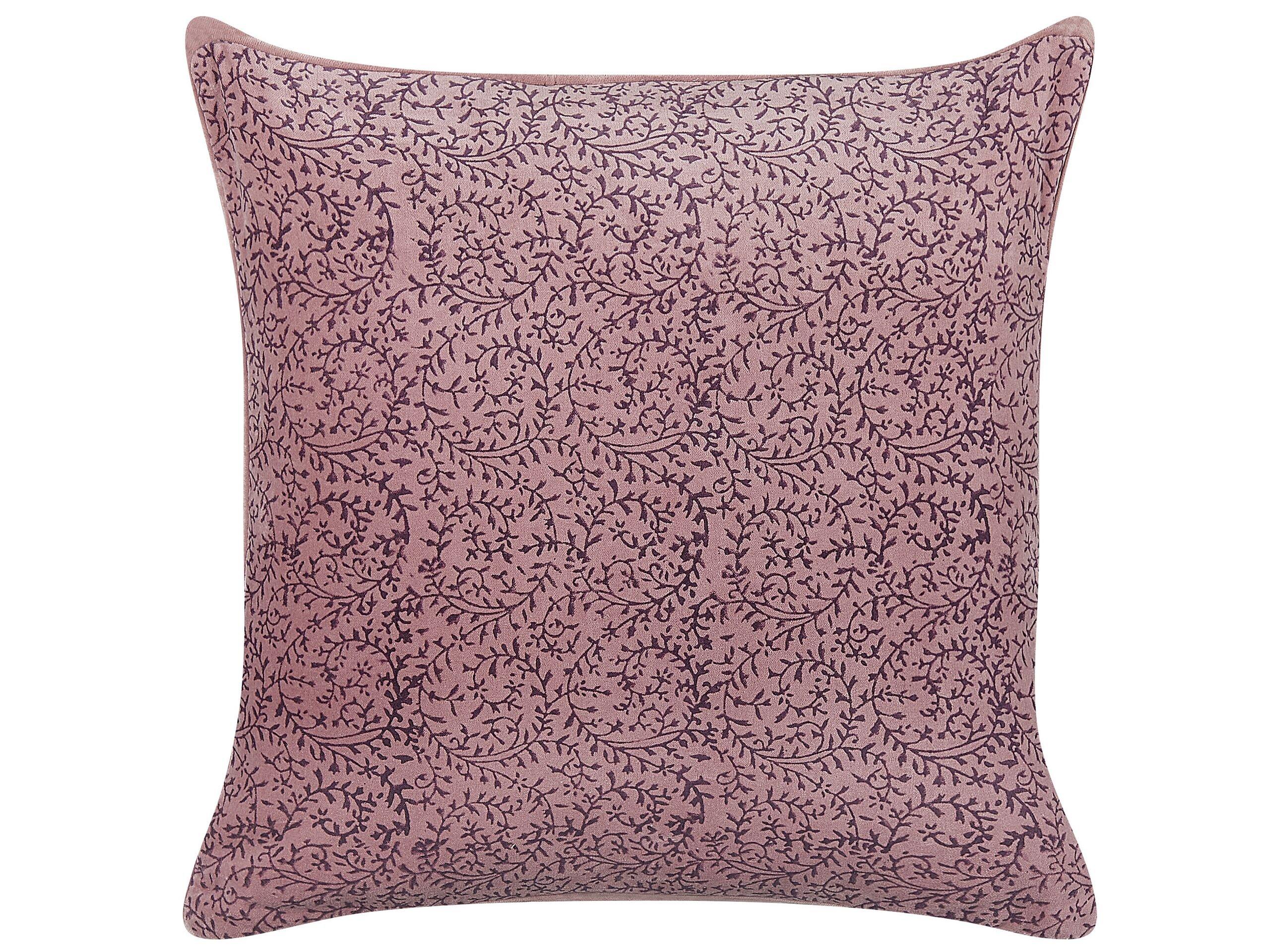 Beliani Coussin en Velours Boho ROMNEYA  