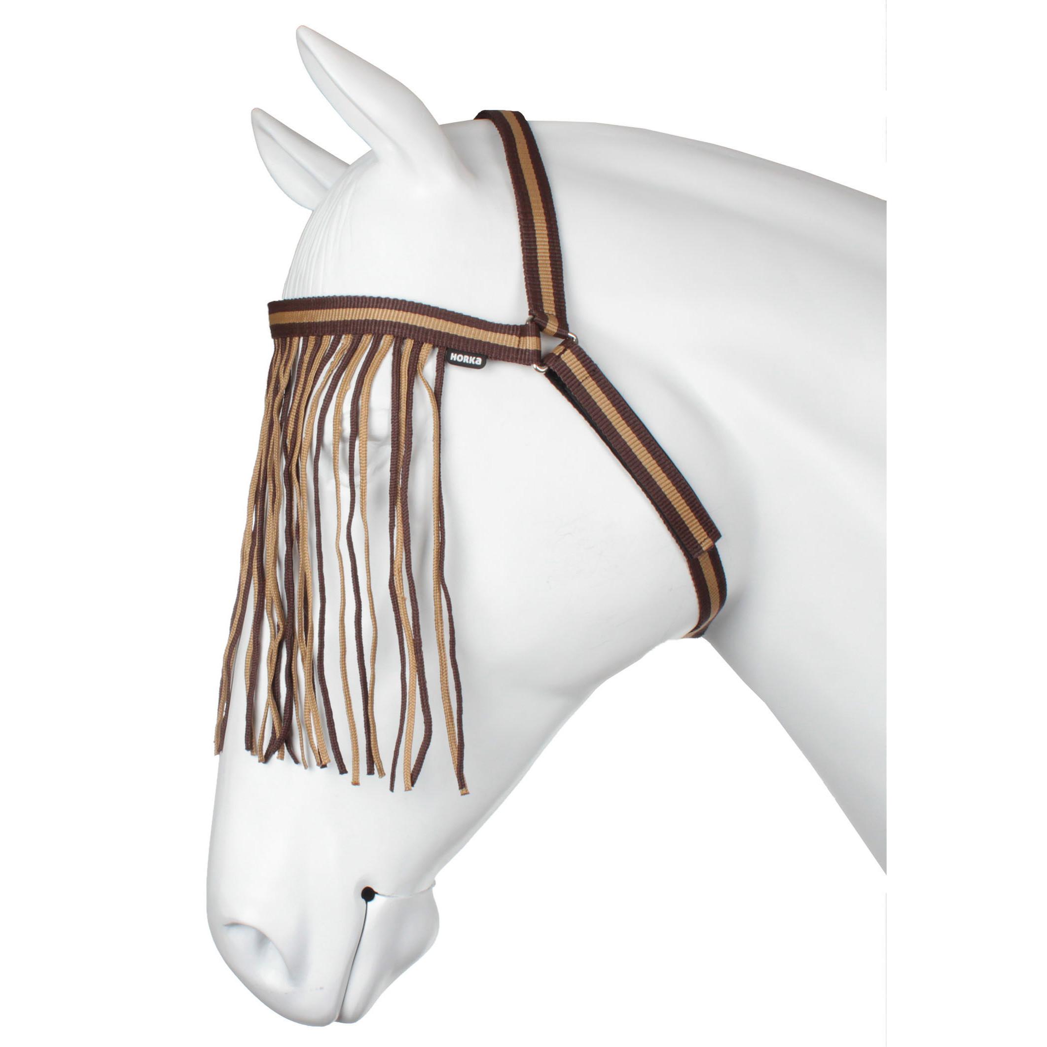 HORKA  Frontal anti-mouche pour cheval 