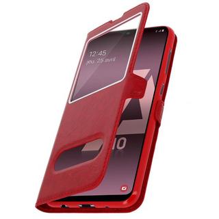 Avizar  Custodia 2 Finestre Galaxy A10 Rosso 